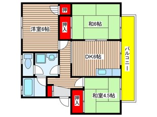 にいなコ－ポラスの物件間取画像